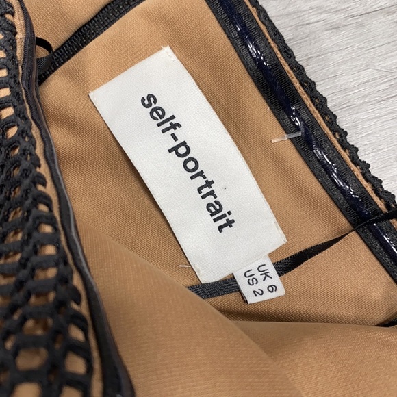 Self Portrait Phantom Guipure Mini Dress - Picture 3 of 4